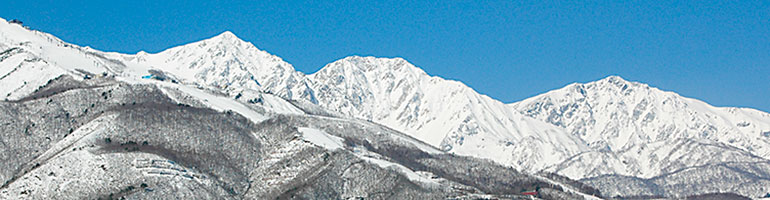 北アルプス白馬三山