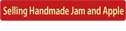 Handmade jam and apple sales