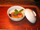 Simmered yellowtail with radish